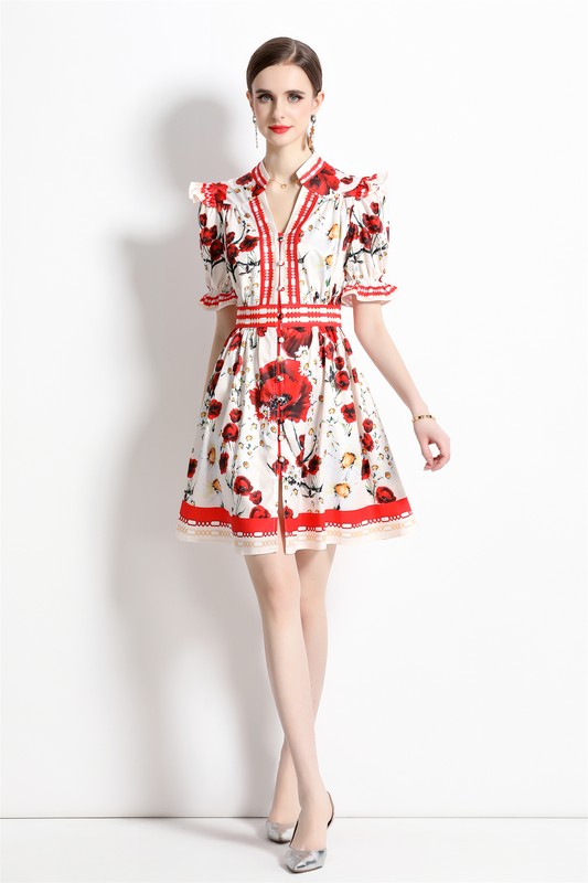 6003 White-R.floral
